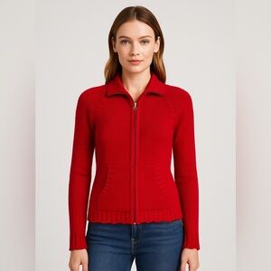 Kenzie Vibrant Red Women's Cardigan